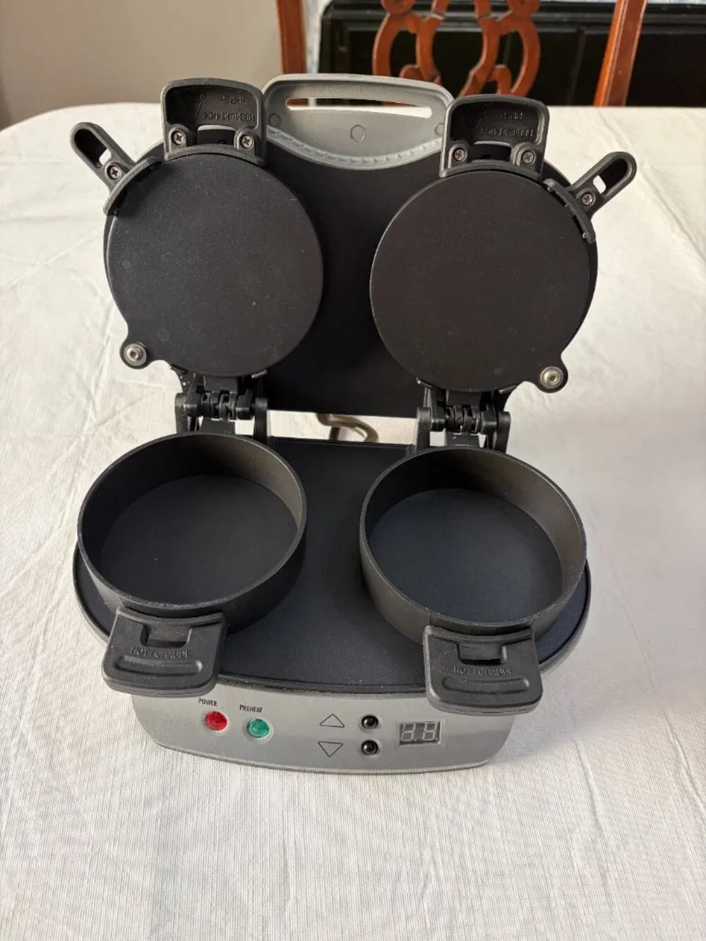 Hamilton Beach 25490 Dual Breakfast Sandwich Maker Tested WORKS!